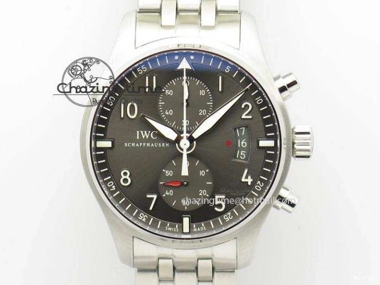 MIROTIME 0117 SunProtective Big Pilot Real PR IW500910 “Patrouille Suisse” ZF 1:1 Best Edition On Gray Nylon Strap 7278